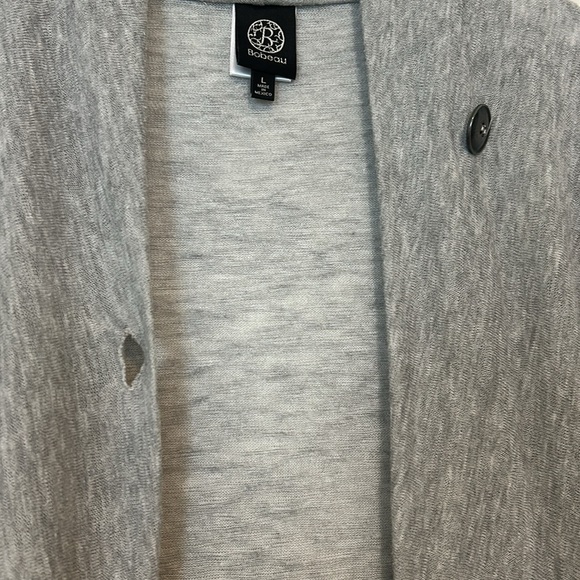 Bobeau One Button Wrap Cardigan, Large - Picture 11 of 12